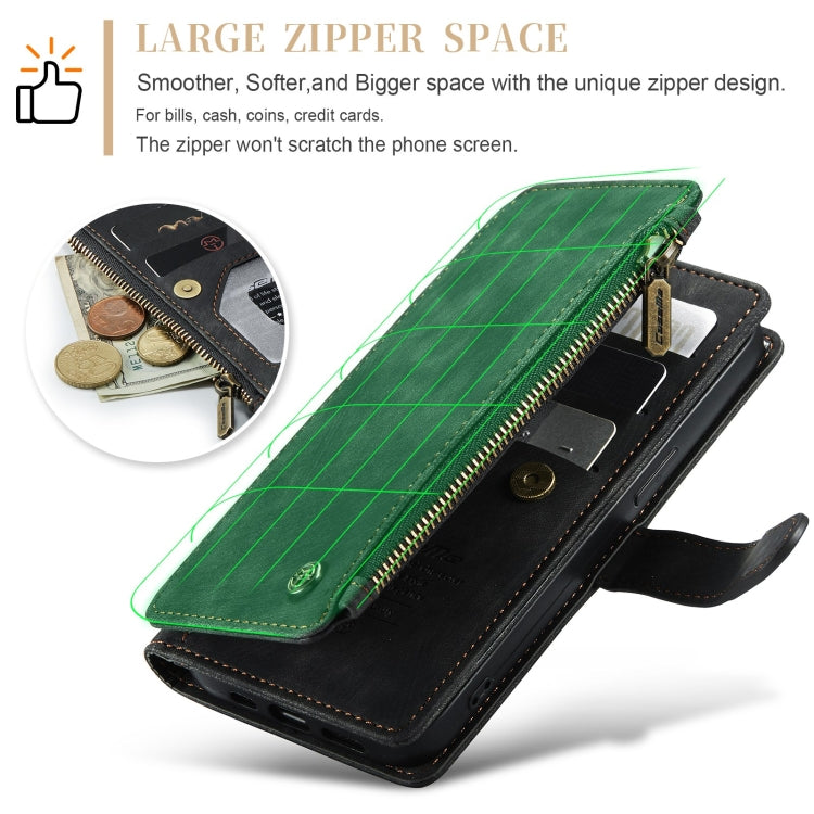 For iPhone 15 CaseMe C30 Multifunctional Leather Phone Case(Black) - iPhone 15 Cases by CaseMe | Online Shopping UK | buy2fix