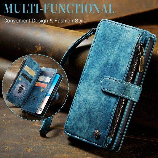 For iPhone 15 Plus CaseMe C30 Multifunctional Leather Phone Case(Blue) - iPhone 15 Plus Cases by CaseMe | Online Shopping UK | buy2fix