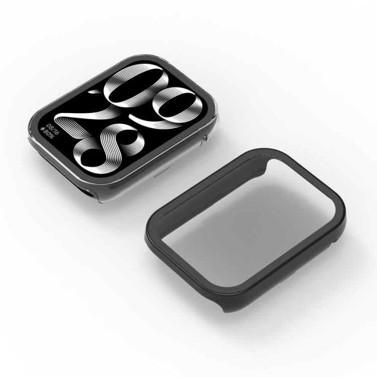 For Xiaomi Mi Band 8 Pro PC + Tempered Film Integrated Watch Protective Case(Pink) by buy2fix