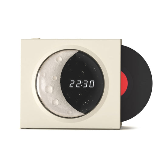 X09 Moon Clock Bluetooth Speaker Desktop Smart Wireless Speaker(White) - Desktop Speaker by buy2fix | Online Shopping UK | buy2fix