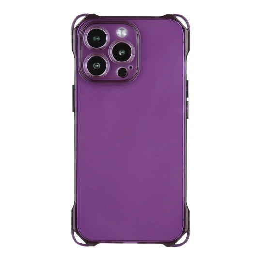 For iPhone 16 Pro Max Four-corner Shockproof TPU Phone Case(Purple) by buy2fix
