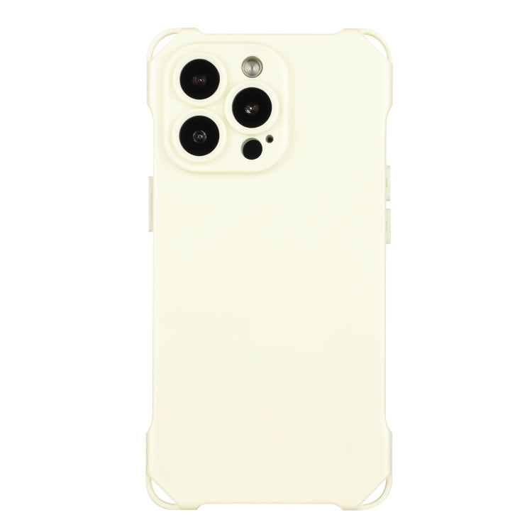 For iPhone 16 Pro Four-corner Shockproof TPU Phone Case(White) by buy2fix