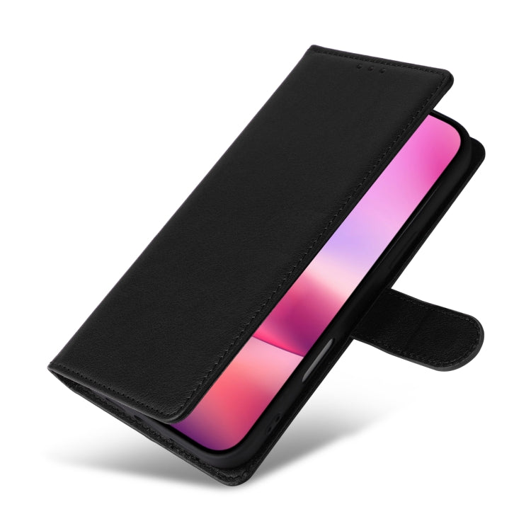 For iPhone 16 Plus 3-Card Slots Multifunctional Leather Phone Case(Black) - iPhone 16 Plus Cases by buy2fix | Online Shopping UK | buy2fix