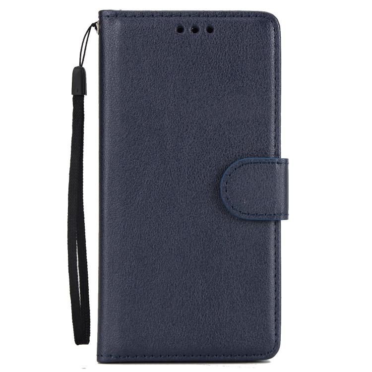 For iPhone 16e 3-Card Slots Multifunctional Leather Phone Case(Blue) - iPhone 16e Cases by buy2fix | Online Shopping UK | buy2fix