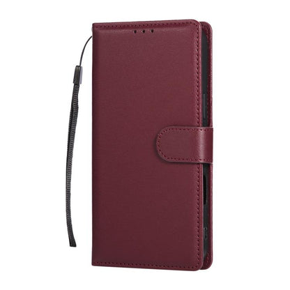 For iPhone Air 3-Card Slots Multifunctional Leather Phone Case(Wine Red) - iPhone Air Cases by buy2fix | Online Shopping UK | buy2fix
