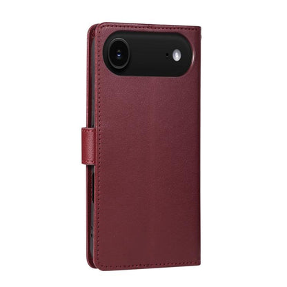 For iPhone Air 3-Card Slots Multifunctional Leather Phone Case(Wine Red) - iPhone Air Cases by buy2fix | Online Shopping UK | buy2fix