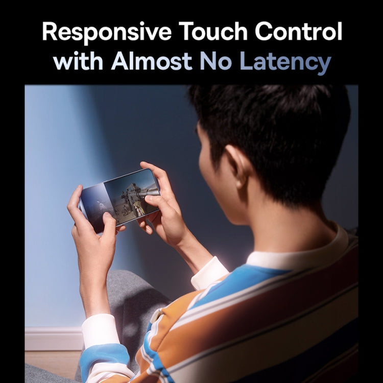 For iPhone 15 Baseus Sapphire Series Dustproof Peep-proof Tempered Glass Film - iPhone 15 Tempered Glass by Baseus | Online Shopping UK | buy2fix