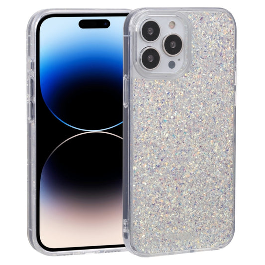 For iPhone 15 Pro Max DFANS DESIGN Starry Sky Epoxy Phone Case(Silver) by DFANS DESIGN