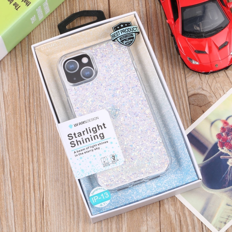 For iPhone 15 DFANS DESIGN Starry Sky Epoxy Phone Case(Silver) - iPhone 15 Cases by DFANS DESIGN | Online Shopping UK | buy2fix