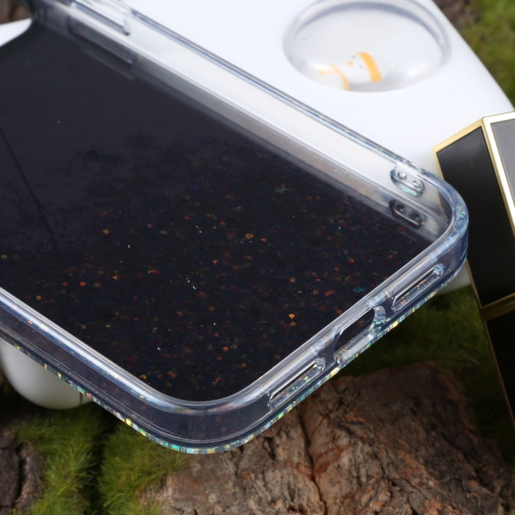 For iPhone 15 Pro Max DFANS DESIGN Snowflake Starlight Shining Phone Case(Black) by DFANS DESIGN