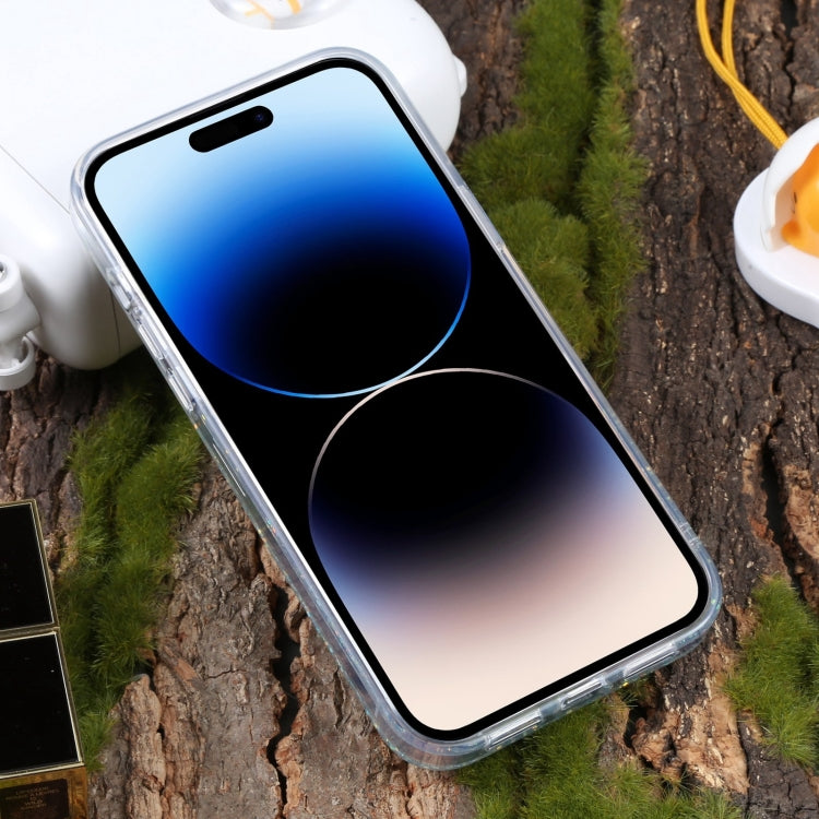 For iPhone 15 Pro Max DFANS DESIGN Snowflake Starlight Shining Phone Case(White) by DFANS DESIGN