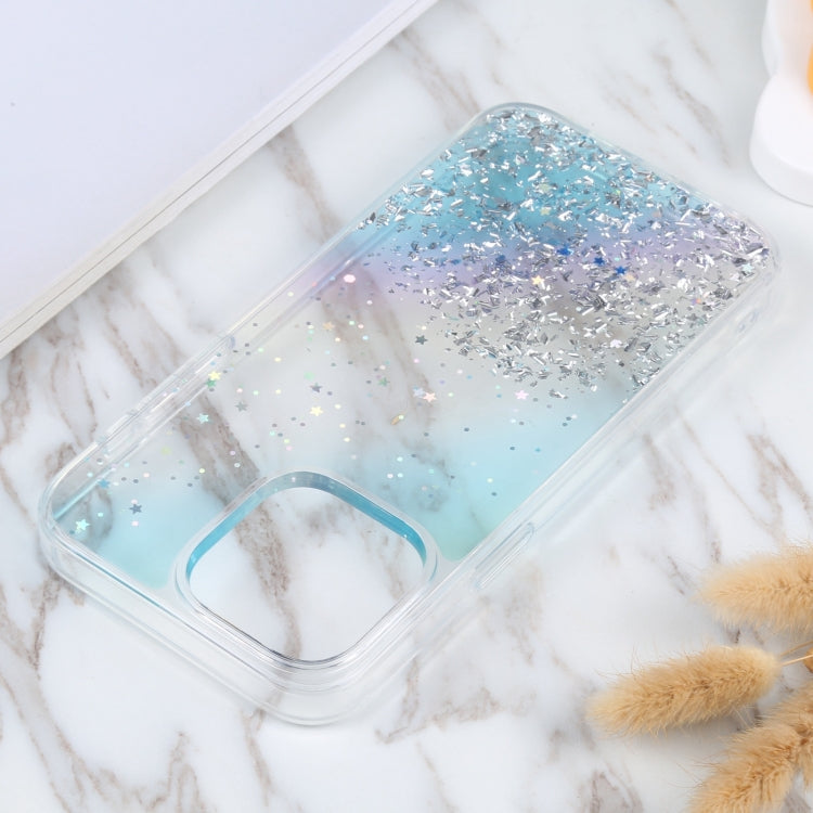 For iPhone 15 Pro Max DFANS DESIGN Golden Diamond TPU+PC Phone Case(Blue) by DFANS DESIGN