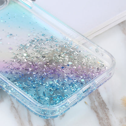 For iPhone 15 Pro Max DFANS DESIGN Golden Diamond TPU+PC Phone Case(Blue) by DFANS DESIGN