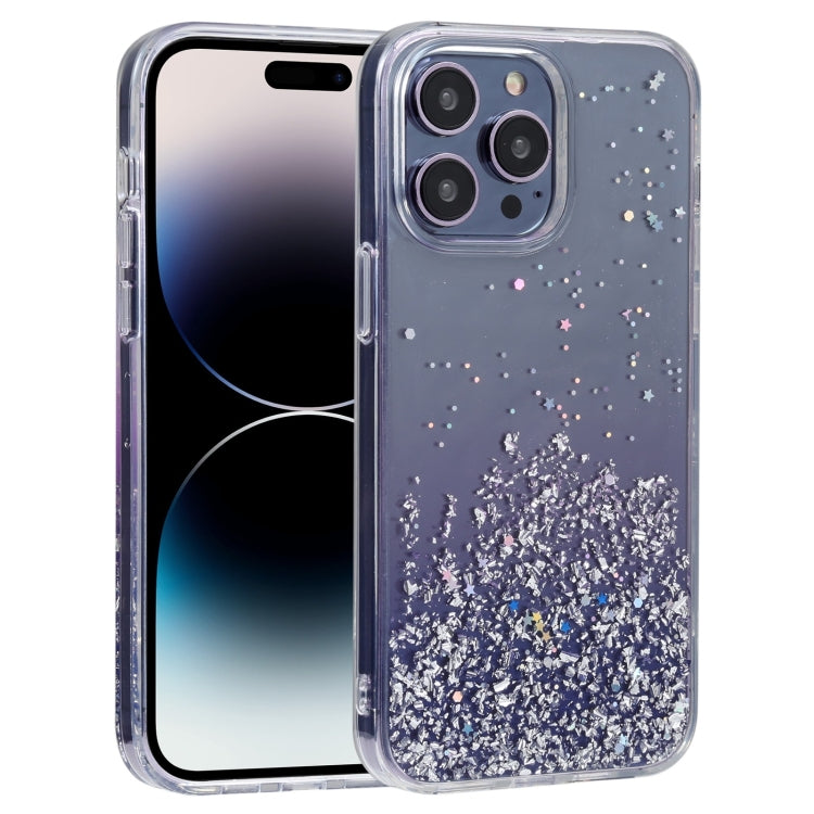 For iPhone 15 Pro Max DFANS DESIGN Golden Diamond TPU+PC Phone Case(Purple) by DFANS DESIGN