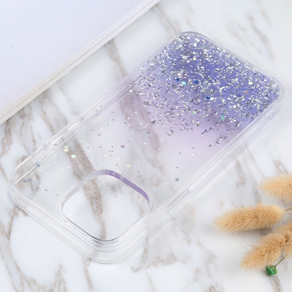 For iPhone 15 Pro Max DFANS DESIGN Golden Diamond TPU+PC Phone Case(Purple) by DFANS DESIGN