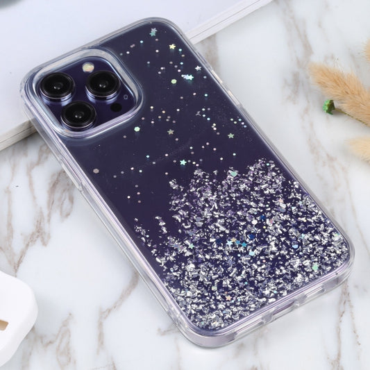 For iPhone 15 Pro DFANS DESIGN Golden Diamond TPU+PC Phone Case(Purple) - iPhone 15 Pro Cases by DFANS DESIGN | Online Shopping UK | buy2fix