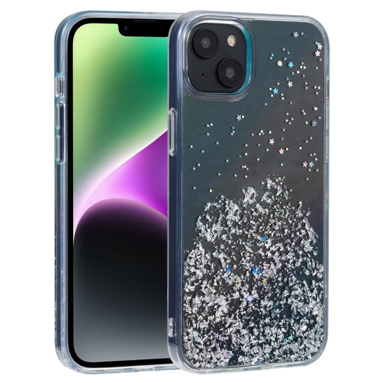 For iPhone 15 DFANS DESIGN Golden Diamond TPU+PC Phone Case(Blue)