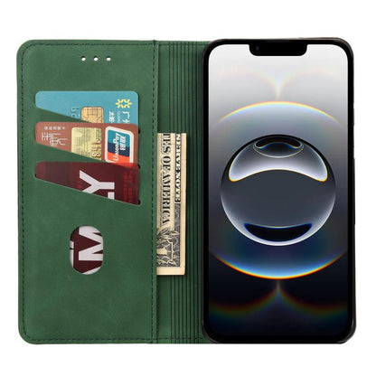 For iPhone 16e Skin Feel Splicing Leather Phone Case(Green) - iPhone 16e Cases by buy2fix | Online Shopping UK | buy2fix