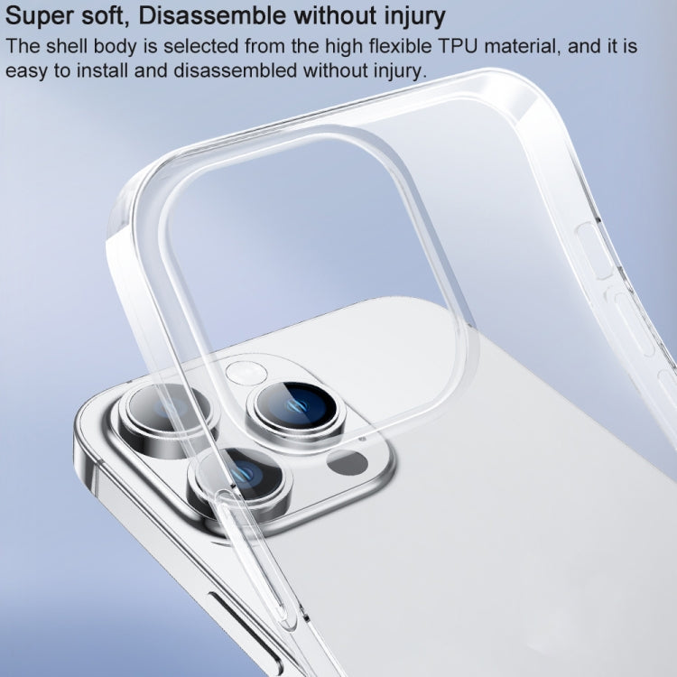 For iPhone 15 Pro TOTU PC-01 Soft Series Precision Lens Holes Phone Case(Transparent) - iPhone 15 Pro Cases by TOTUDESIGN | Online Shopping UK | buy2fix