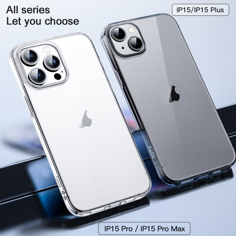 For iPhone 15 Pro TOTU PC-01 Soft Series Precision Lens Holes Phone Case(Transparent) - iPhone 15 Pro Cases by TOTUDESIGN | Online Shopping UK | buy2fix