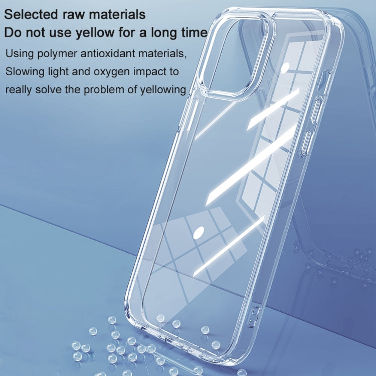 For iPhone 15 Pro TOTU PC-04 Crystal Shield Series TPU + PC Phone Case(Transparent) - iPhone 15 Pro Cases by TOTUDESIGN | Online Shopping UK | buy2fix