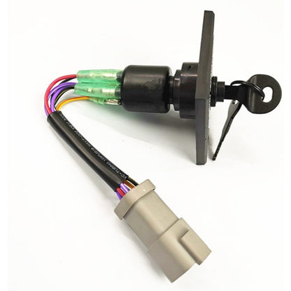 For Bombardier Outboard Ignition Switch Key Panel Marine BRP Starter Key 176408 by buy2fix