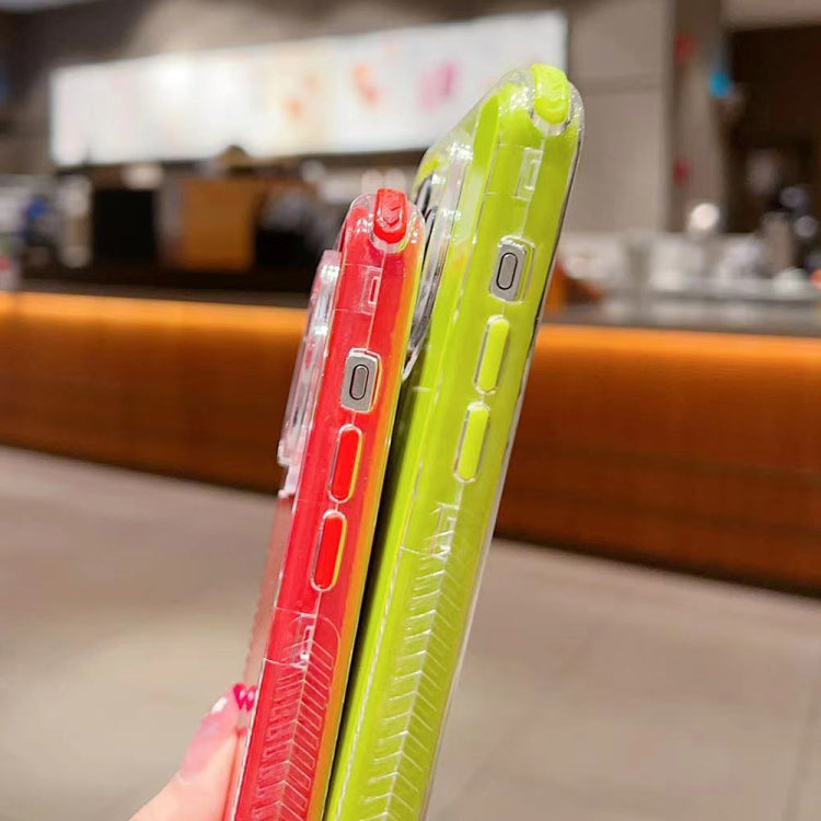 For iPhone 16 Pro Max Dreamland 3 in 1 Solid Color Transparent Frame PC + TPU Phone Case(Green) by buy2fix