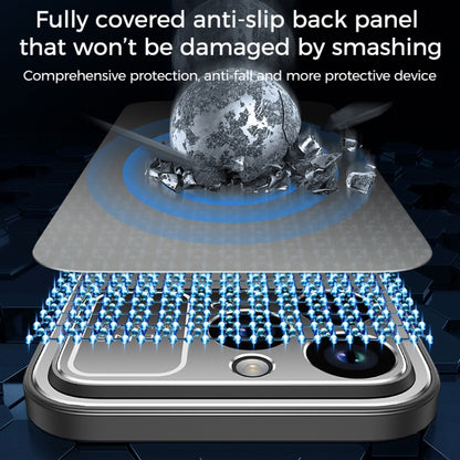 For iPhone 11 Pro Max Large Window MagSafe Skin Feel PC Phone Case(Black) by buy2fix