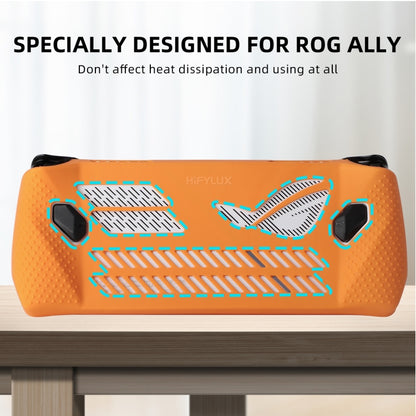 For ASUS ROG Ally Hifylux Gaming Console Silicone Case(Black) - Cases by imak | Online Shopping UK | buy2fix