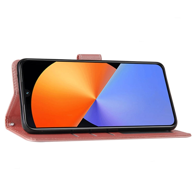 For Infinix Note 30i 3-Card Slots Multifunctional Leather Phone Case(Rose Gold) - Infinix Cases by buy2fix | Online Shopping UK | buy2fix