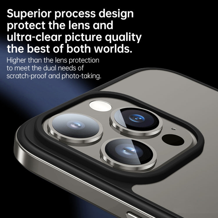For iPhone 15 Pro SULADA Metal Frame + Nano Glass + TPU Phone Case(Gold) - iPhone 15 Pro Cases by SULADA | Online Shopping UK | buy2fix