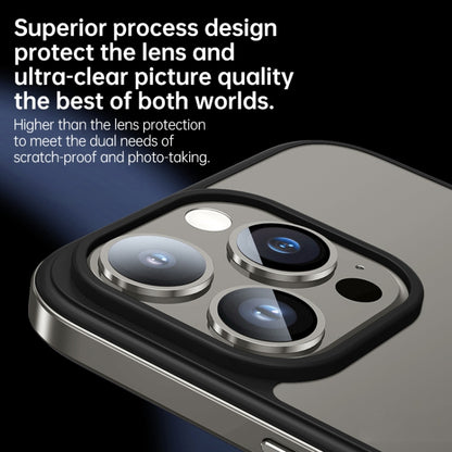 For iPhone 15 Pro SULADA Metal Frame + Nano Glass + TPU Phone Case(Gold) - iPhone 15 Pro Cases by SULADA | Online Shopping UK | buy2fix
