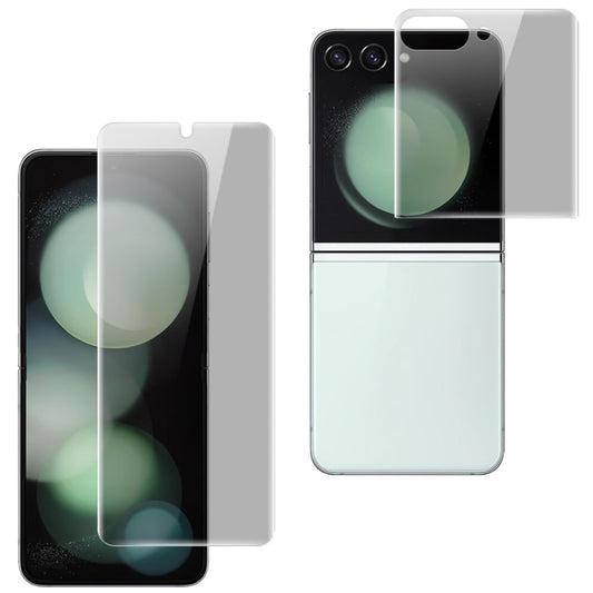 For Samsung Galaxy Z Flip5 5G 1 Sets imak Anti-spy Curved Full Screen Hydrogel Film (Outer Screen + Inner Screen) - Galaxy Tempered Glass by imak | Online Shopping UK | buy2fix