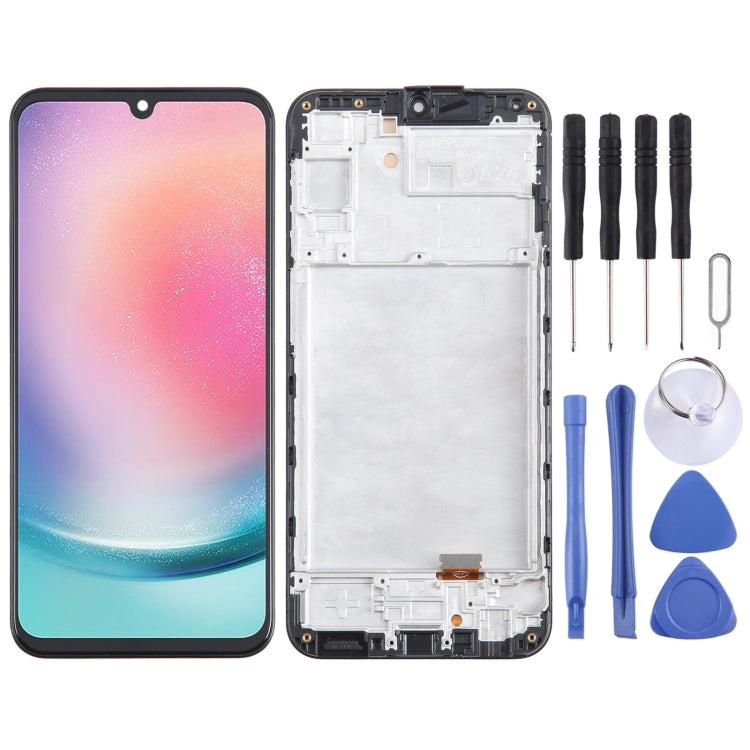 For Samsung Galaxy A24 4G SM-A245F TFT LCD Screen Digitizer Full Assembly with Frame, Not Supporting Fingerprint Identification - LCD Screen by buy2fix | Online Shopping UK | buy2fix