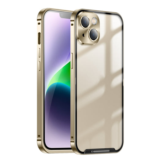 For iPhone 15 Frosted Metal Phone Case(Silver) - iPhone 15 Cases by buy2fix | Online Shopping UK | buy2fix
