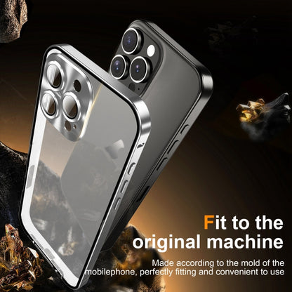 For iPhone 16 Pro Max Frosted Metal Phone Case(Silver) by buy2fix