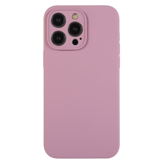 For iPhone 12 Pro Pure Color Liquid Silicone Fine Pore Phone Case(Black Currant) by buy2fix