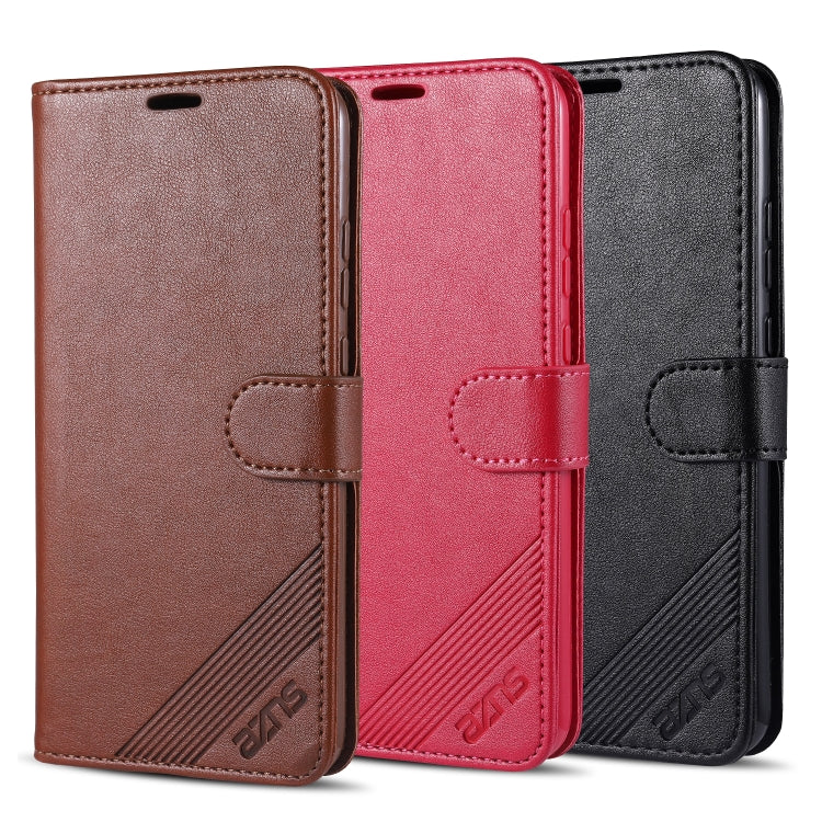 For Huawei P Smart 2020 AZNS Sheepskin Texture Horizontal Flip Leather Case with Holder & Card Slots & Wallet(Brown) - Huawei Cases by AZNS | Online Shopping UK | buy2fix