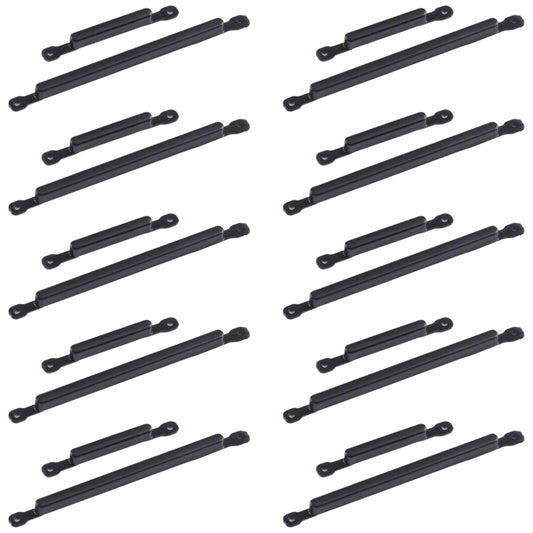 For Samsung Galaxy A20s 10pcs Power Button + Volume Control Button(Black) - Home key & Side Key by buy2fix | Online Shopping UK | buy2fix
