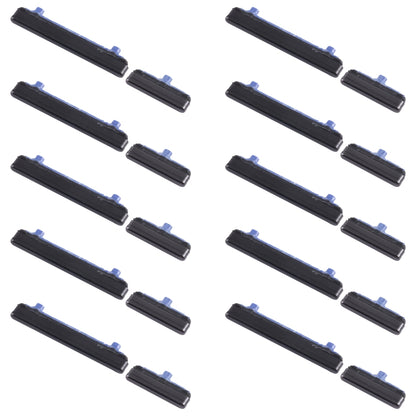 For Samsung Galaxy Note20 SM-N980 10pcs Power Button + Volume Control Button(Black) - Home key & Side Key by buy2fix | Online Shopping UK | buy2fix