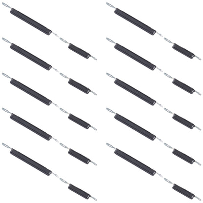 For Samsung Galaxy M01s SM-M01 10pcs Power Button + Volume Control Button(Black) - Home key & Side Key by buy2fix | Online Shopping UK | buy2fix