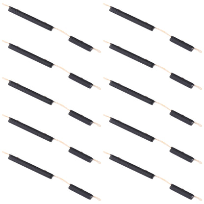 For Samsung Galaxy M11 SM-M115 10pcs Power Button + Volume Control Button(Black) - Home key & Side Key by buy2fix | Online Shopping UK | buy2fix