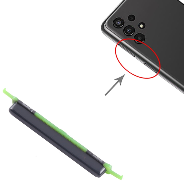 For Samsung Galaxy A13 4G SM-A135 10pcs Volume Control Button(Black) - Home key & Side Key by buy2fix | Online Shopping UK | buy2fix