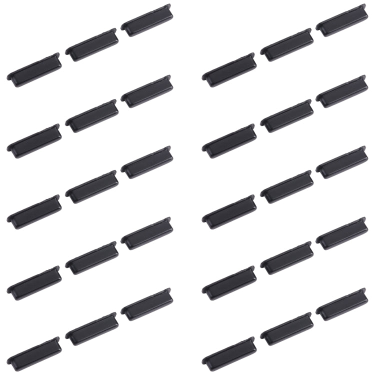 For Samsung Galaxy A6+ 2018 SM-A605 10pcs Power Button + Volume Control Button(Black) - Home key & Side Key by buy2fix | Online Shopping UK | buy2fix