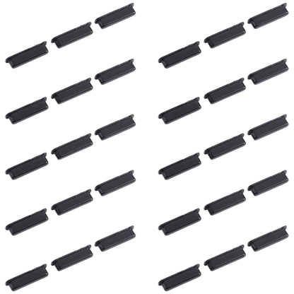 For Samsung Galaxy A6+ 2018 SM-A605 10pcs Power Button + Volume Control Button(Black) - Home key & Side Key by buy2fix | Online Shopping UK | buy2fix