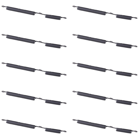 For Samsung Galaxy A03 SM-A035 10pcs Power Button + Volume Control Button(Black) - Home key & Side Key by buy2fix | Online Shopping UK | buy2fix