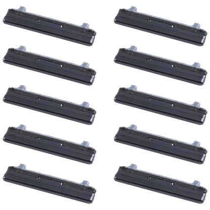 For Samsung Galaxy Z Flip SM-F700 10pcs Volume Control Button(Black) - Home key & Side Key by buy2fix | Online Shopping UK | buy2fix