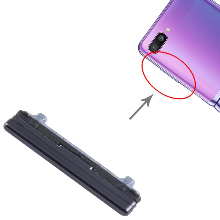For Samsung Galaxy Z Flip 5G SM-F707 10pcs Volume Control Button(Black) - Home key & Side Key by buy2fix | Online Shopping UK | buy2fix