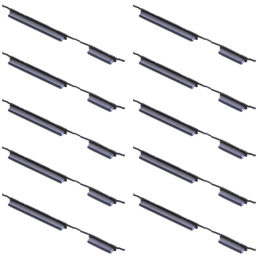 For Samsung Galaxy M10 SM-M105 10pcs Power Button + Volume Control Button(Black) - Home key & Side Key by buy2fix | Online Shopping UK | buy2fix
