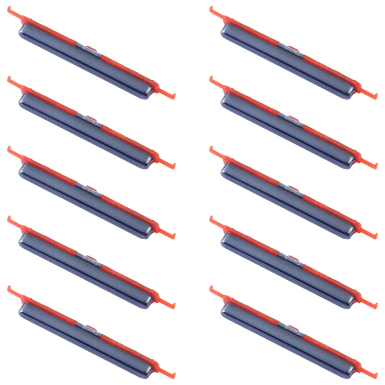 For Samsung Galaxy M33 5G / A32 5G SM-A326 SM-M336B 10pcs Power Button + Volume Control Button(Blue) - Home key & Side Key by buy2fix | Online Shopping UK | buy2fix